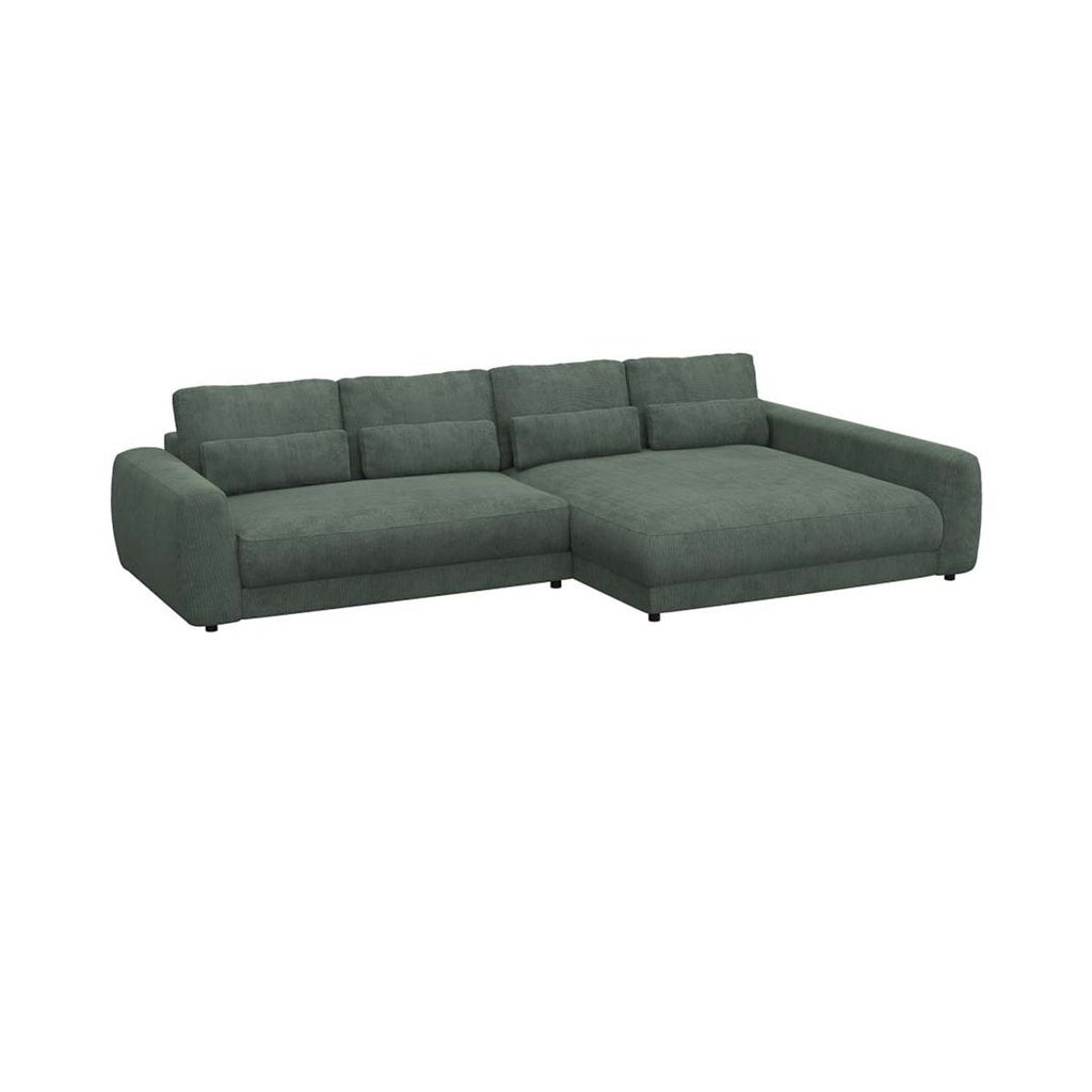 Ecksofa Petrone in Stoff Lima konfigurierbar