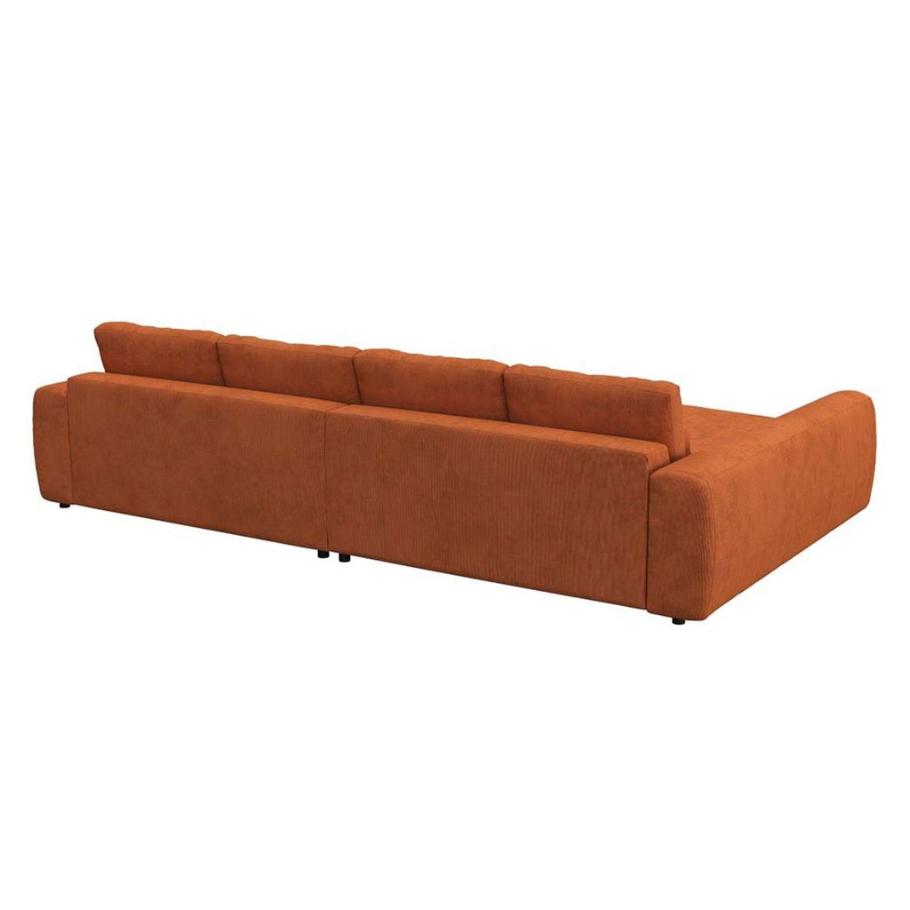 Ecksofa Petrone in Stoff Lima konfigurierbar