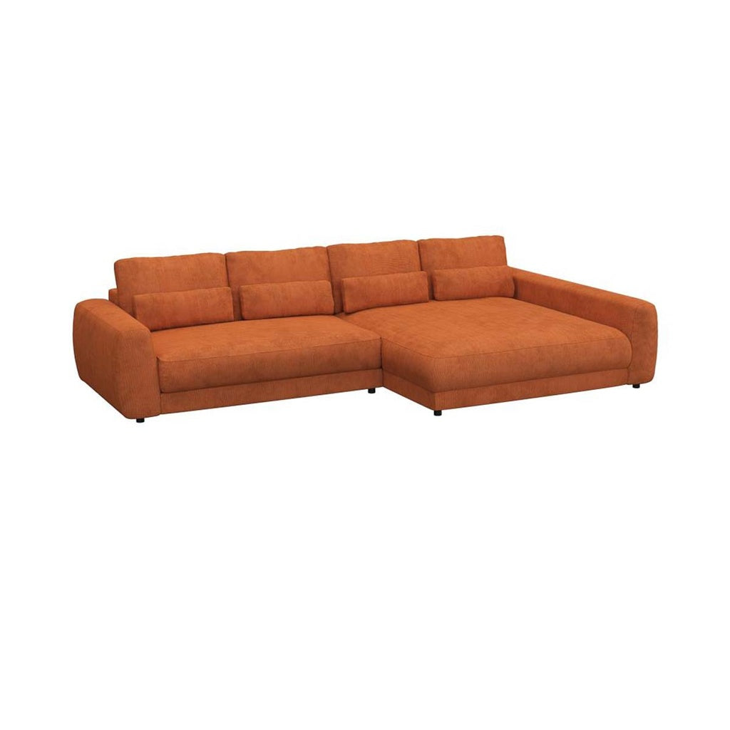 Ecksofa Petrone in Stoff Lima konfigurierbar