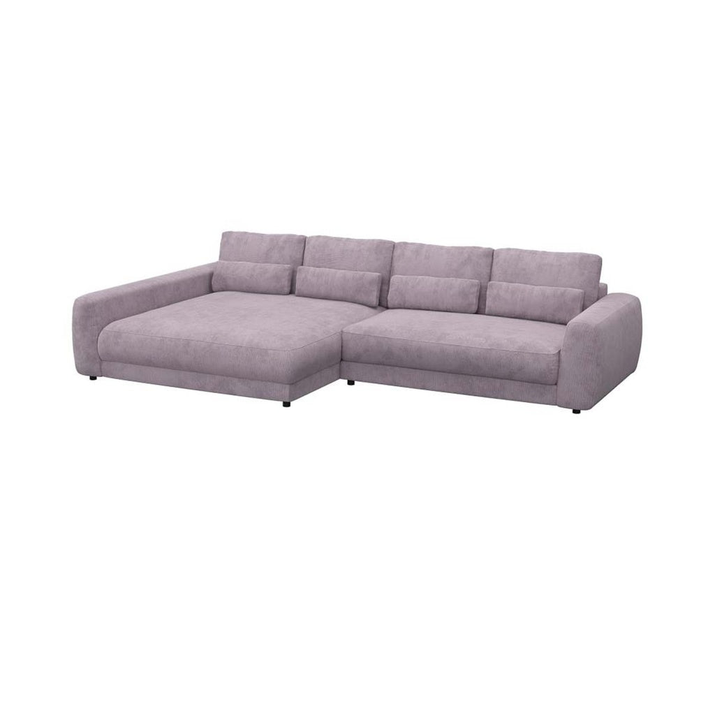 Ecksofa Petrone in Stoff Lima konfigurierbar