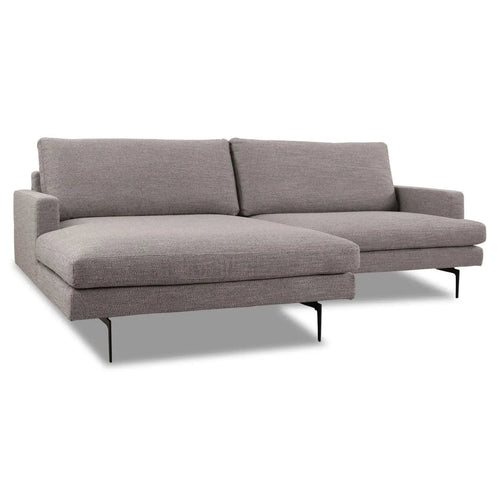 Bild 1 in Galerieansicht laden. Ecksofa Plateia Stoff Levana platin - Ecksofa Stoff