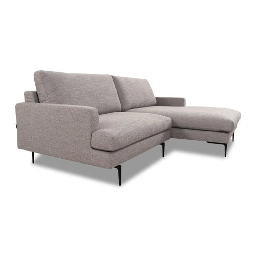 Bild 1 in Galerieansicht laden. Ecksofa Plateia Stoff Levana platin - Ecksofa Stoff