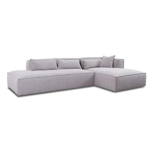 Bild 1 in Galerieansicht laden. Ecksofa Softee in Bouclestoff in Hermes - Ecksofa Stoff