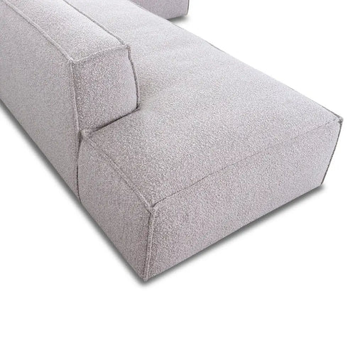 Bild 1 in Galerieansicht laden. Ecksofa Softee in Bouclestoff in Hermes - Ecksofa Stoff