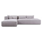 Ecksofa Softee in Bouclestoff in Hermes - vorstehend links - Ecksofa Stoff