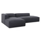 Ecksofa Softee in Stoff in Manhattan vorstehend links Ecksofa Stoff