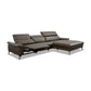 Ecksofa Teramo in Leder Mercury olive - Ecksofa Leder