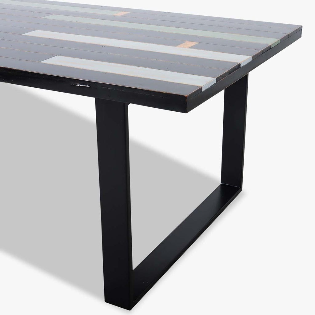 Esstisch CHILL 240x100cm schwarz - bunt - Esstisch Massivholz