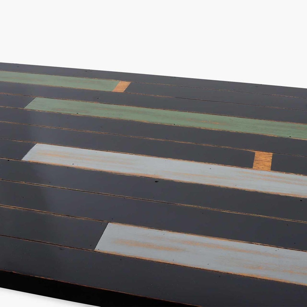 Esstisch CHILL 240x100cm schwarz - bunt - Esstisch Massivholz