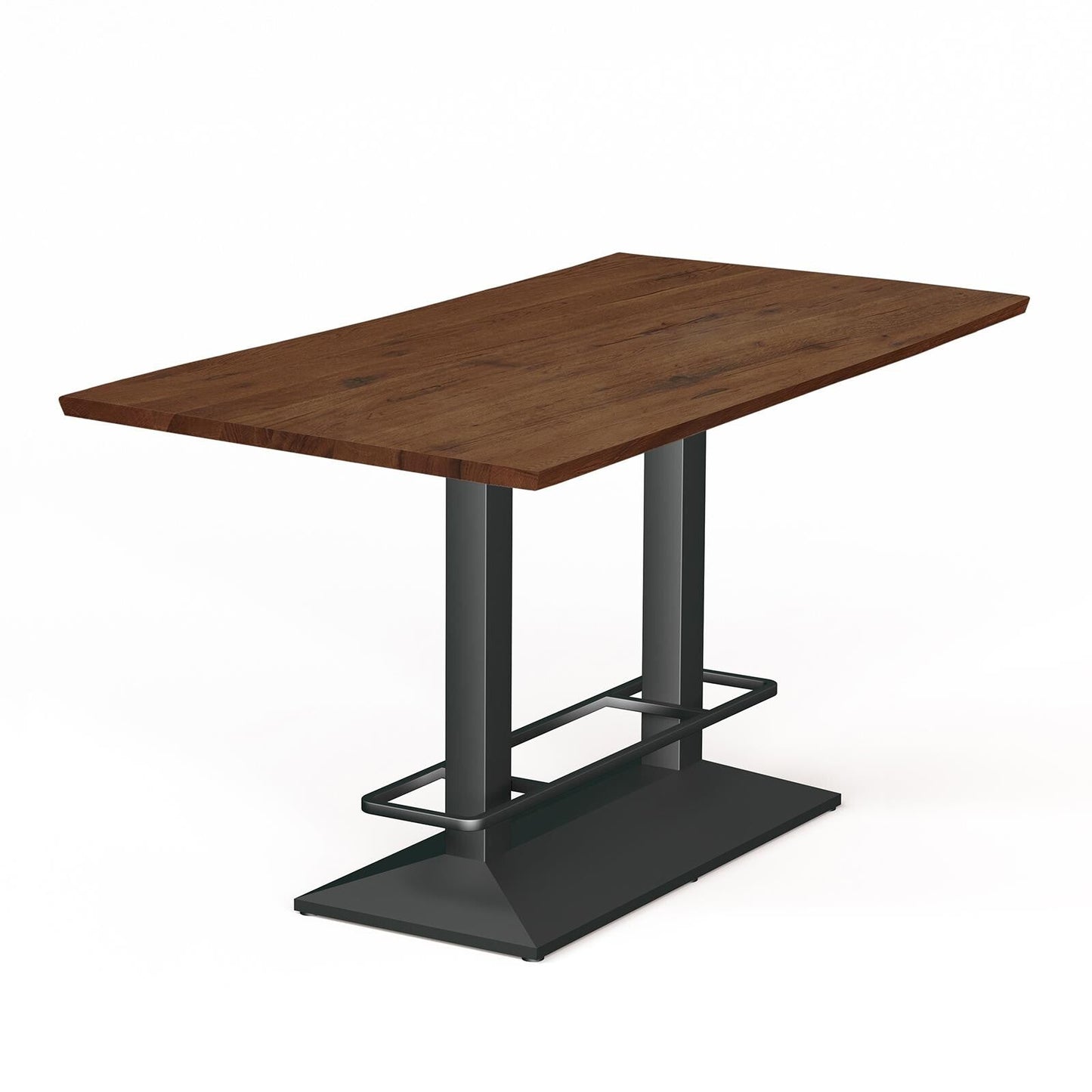 Esstisch Compact Dining in rustikaler Eiche - 06 old bassano / 140 x 80cm / Schweizer Kante - Esstisch Massivholz