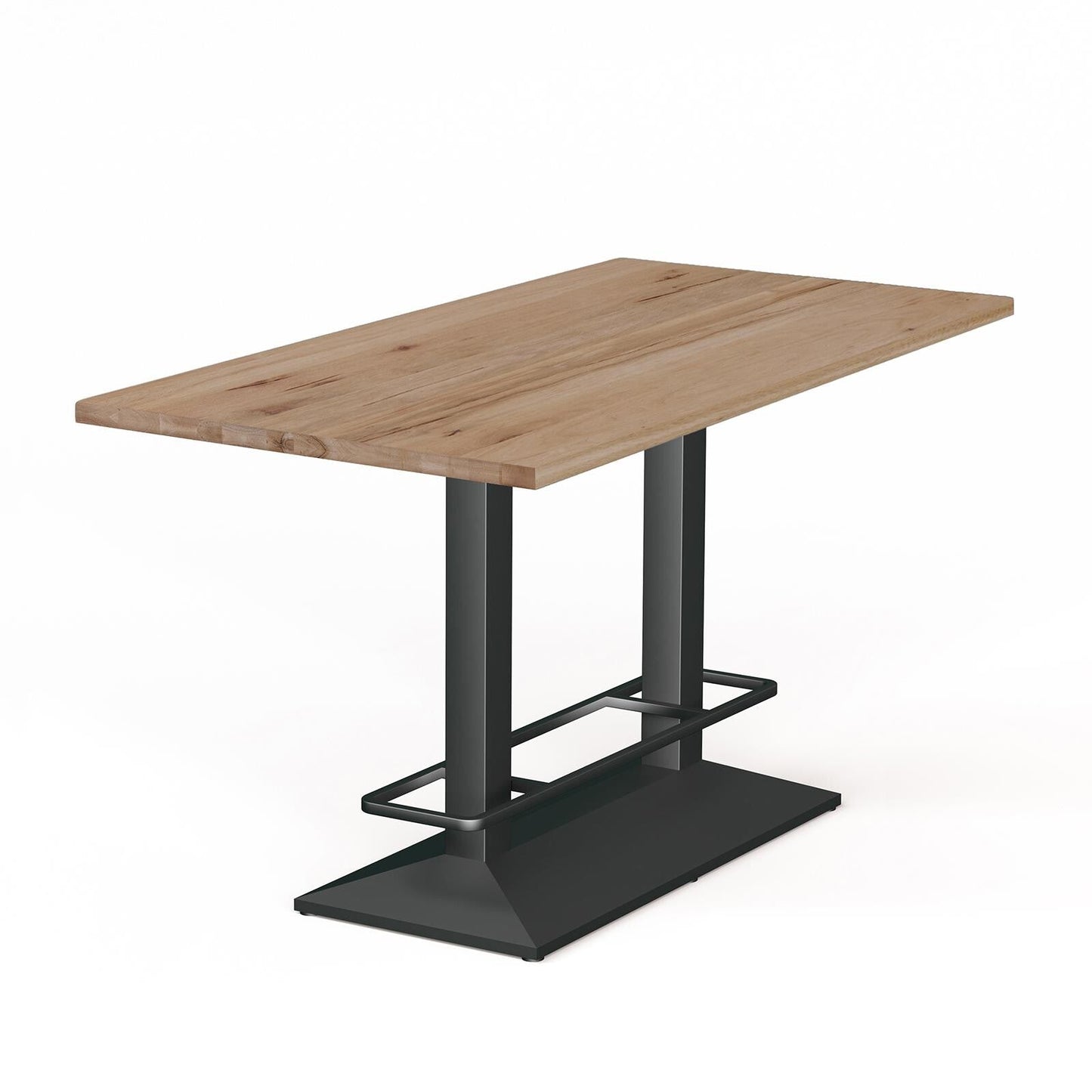 Esstisch Compact Dining in rustikaler Eiche - 52 natura bianca / 140 x 80cm / gerade Kante - Esstisch Massivholz