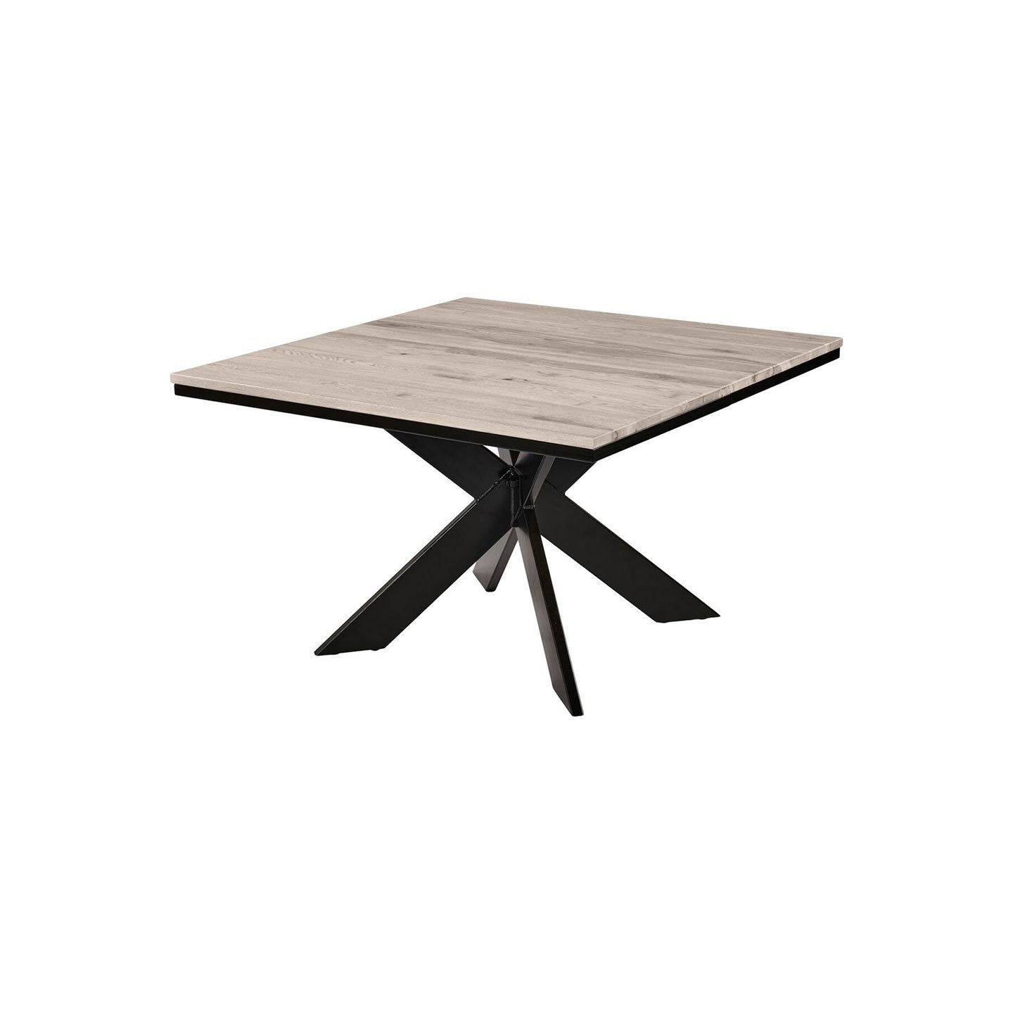 Esstisch NEWCASTLE in rustikaler Eiche - 03 white wash / 75 x 140cm - Esstisch Massivholz