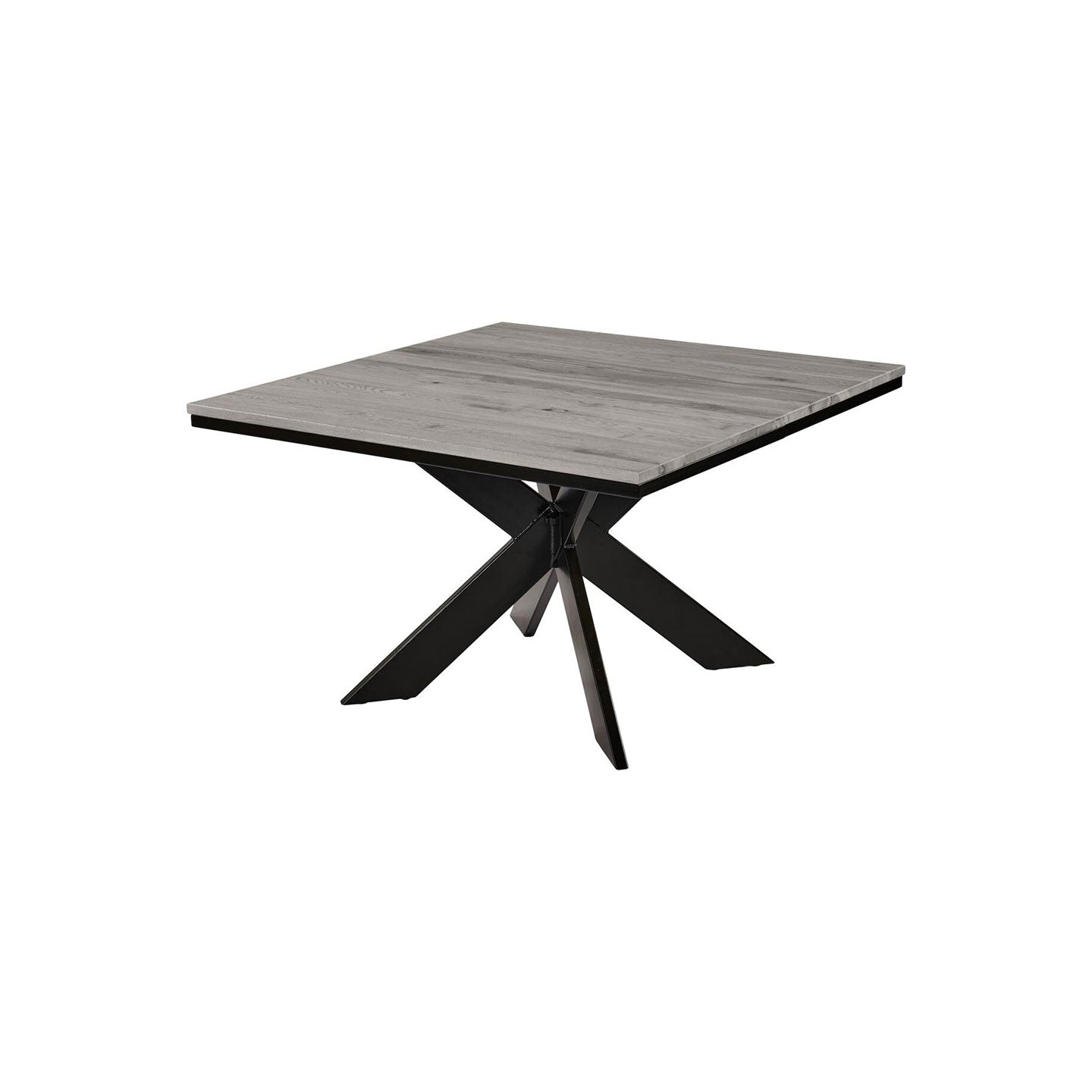 Esstisch NEWCASTLE in rustikaler Eiche - 08 vintage grey / 75 x 140cm - Esstisch Massivholz