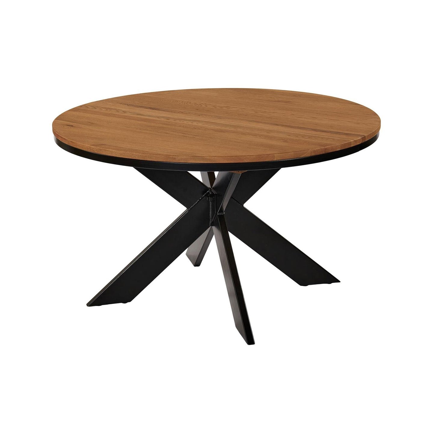 Esstisch NOTTING HILL in Wildeiche - 01 oil wax / Ø 140cm - Esstisch Massivholz