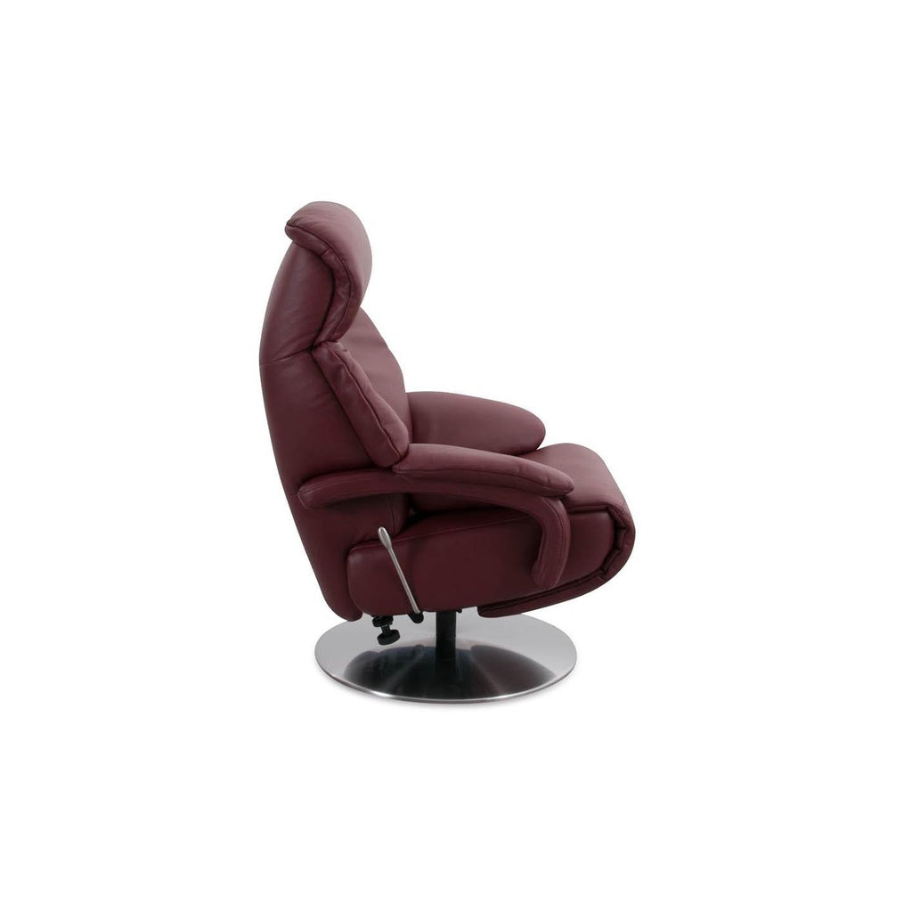 Fernsehsessel Cosy Relax CR15029 in Leder Credo barolo - Relaxsessel Leder