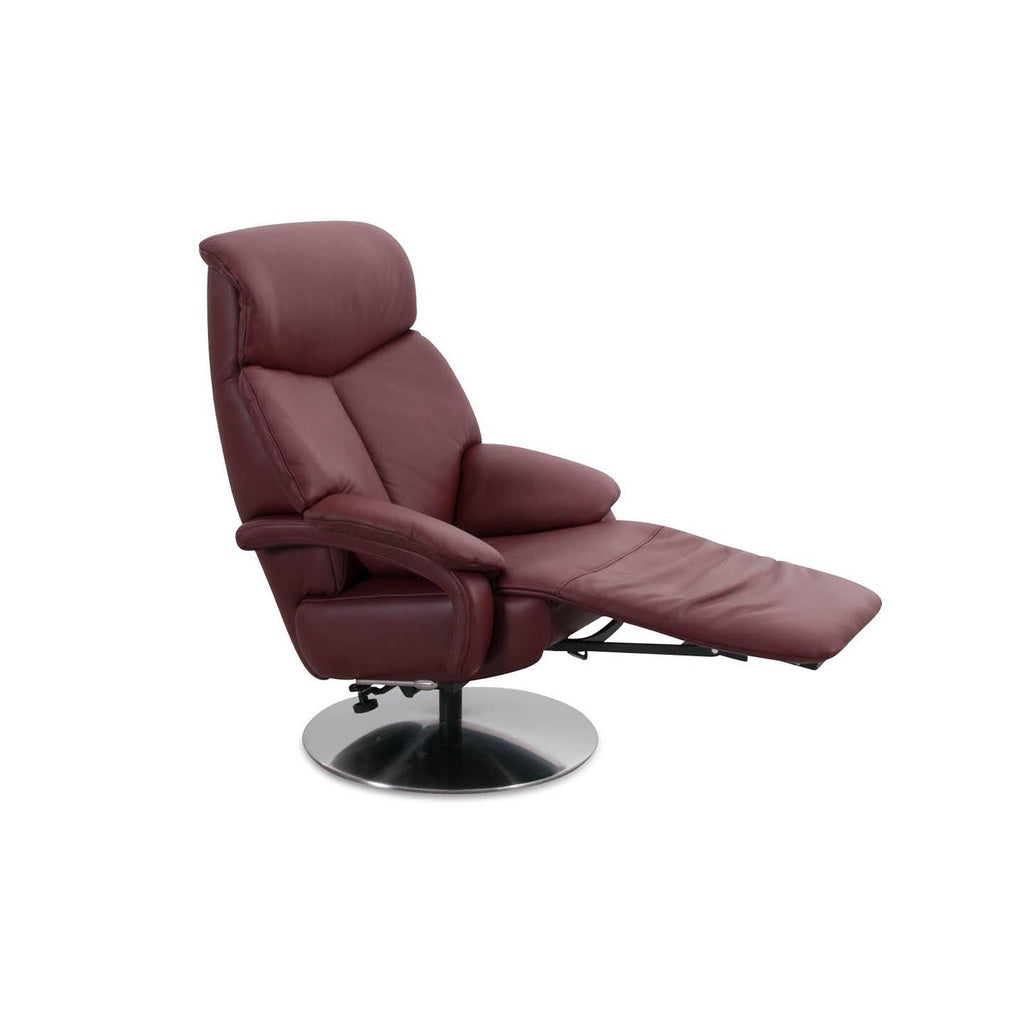 Fernsehsessel Cosy Relax CR15029 in Leder Credo barolo - Relaxsessel Leder