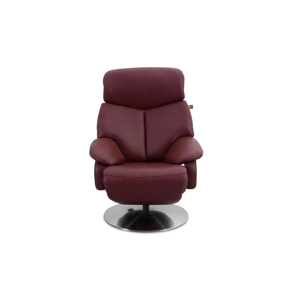 Fernsehsessel Cosy Relax CR15029 in Leder Credo barolo - Relaxsessel Leder