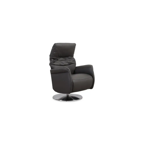 Bild 1 in Galerieansicht laden. Fernsehsessel mit Doppelmotor 32630 LIMBOO in Leder Z73 graphite - Relaxsessel Leder
