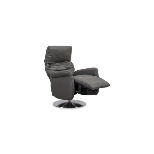 Bild 1 in Galerieansicht laden. Fernsehsessel mit Doppelmotor 32630 LIMBOO in Leder Z73 graphite - Relaxsessel Leder
