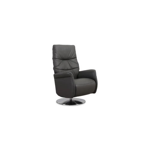 Bild 1 in Galerieansicht laden. Fernsehsessel mit Doppelmotor 32630 LIMBOO in Leder Z73 graphite - Relaxsessel Leder