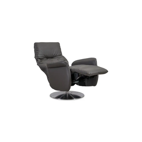 Bild 1 in Galerieansicht laden. Fernsehsessel mit Doppelmotor 32630 LIMBOO in Leder Z73 graphite - Relaxsessel Leder