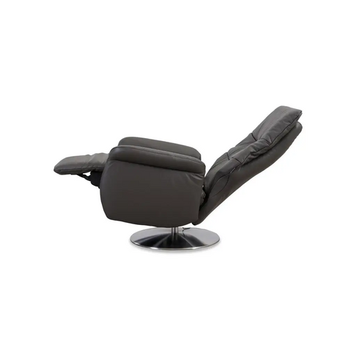 Bild 1 in Galerieansicht laden. Fernsehsessel mit Doppelmotor 32630 LIMBOO in Leder Z73 graphite - Relaxsessel Leder