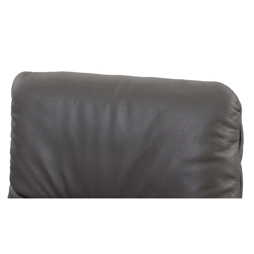 Fernsehsessel mit Doppelmotor 32630 LIMBOO in Leder Z73 graphite - Relaxsessel Leder