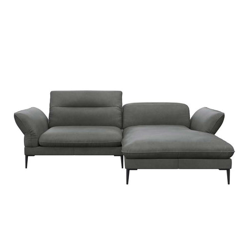 Bild 1 in Galerieansicht laden. Flexlux Ecksofa Salino in Leder Nature