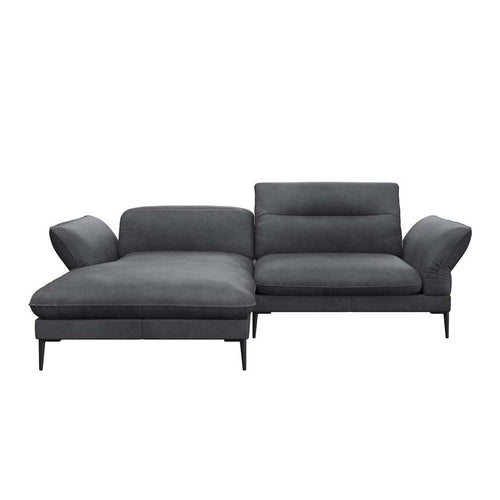 Bild 1 in Galerieansicht laden. Flexlux Ecksofa Salino in Leder Nature