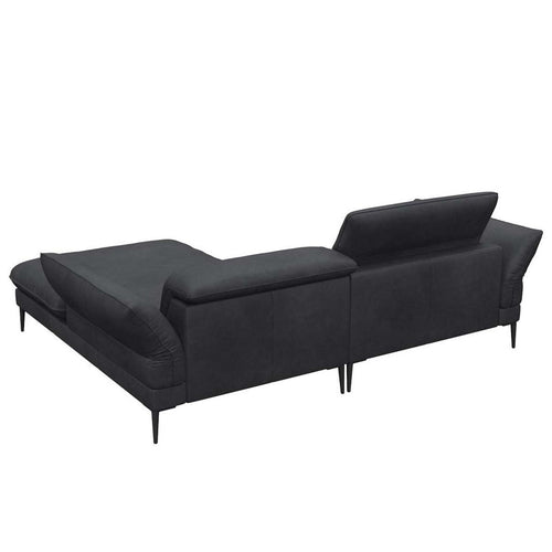 Bild 1 in Galerieansicht laden. Flexlux Ecksofa Salino in Leder Nature