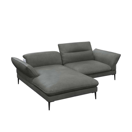 Bild 1 in Galerieansicht laden. Flexlux Ecksofa Salino in Leder Nature