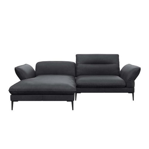 Bild 1 in Galerieansicht laden. Flexlux Ecksofa Salino in Leder Nature