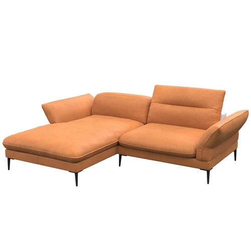 Bild 1 in Galerieansicht laden. Flexlux Ecksofa Salino in Leder Nature