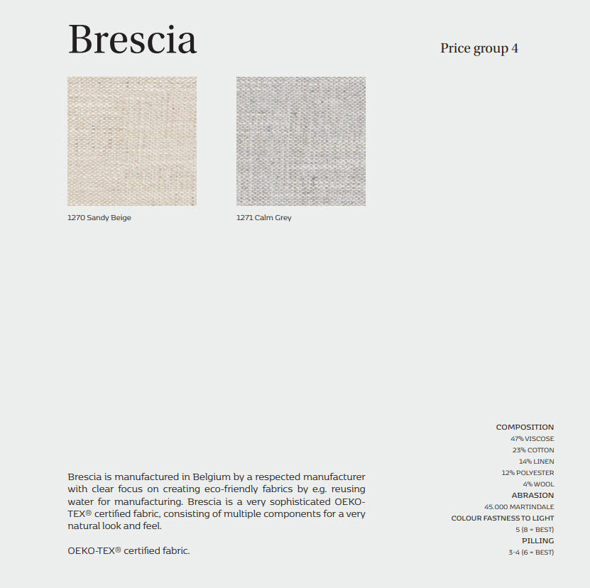 Flexlux Ecksofa Salino in Stoff Brescia Ecksofa Stoff