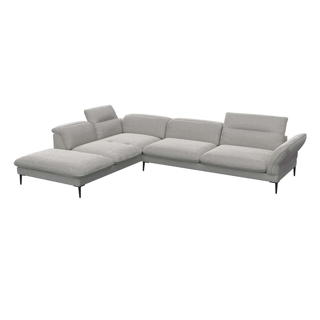 Flexlux Ecksofa Salino in Stoff Brescia Ecksofa Stoff