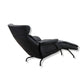 FlexLux Liege CLEMENT in Leder Dakota deep black - Relaxsessel Leder