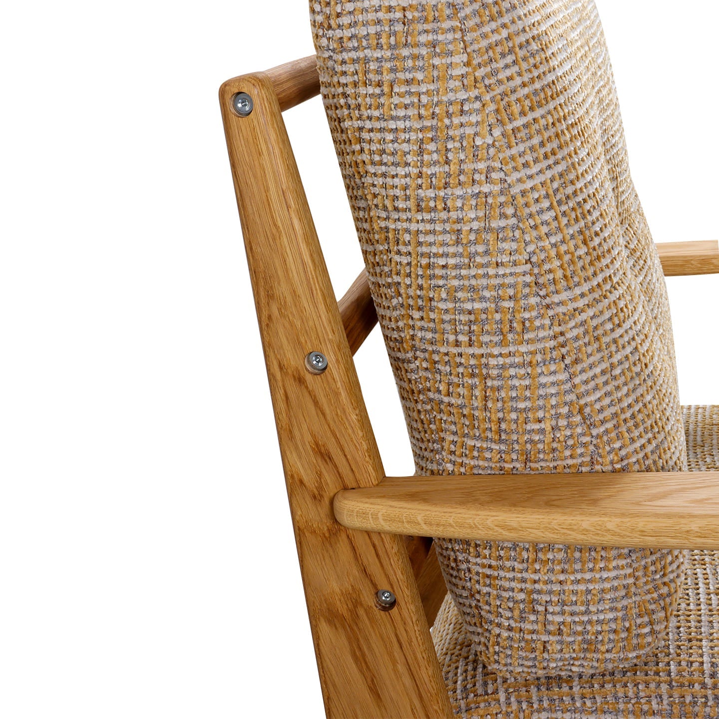 Flexlux Sessel ARONA in Stoff Alba honey yellow - Sessel Stoff