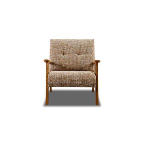Bild 1 in Galerieansicht laden. Flexlux Sessel ARONA in Stoff Alba honey yellow
