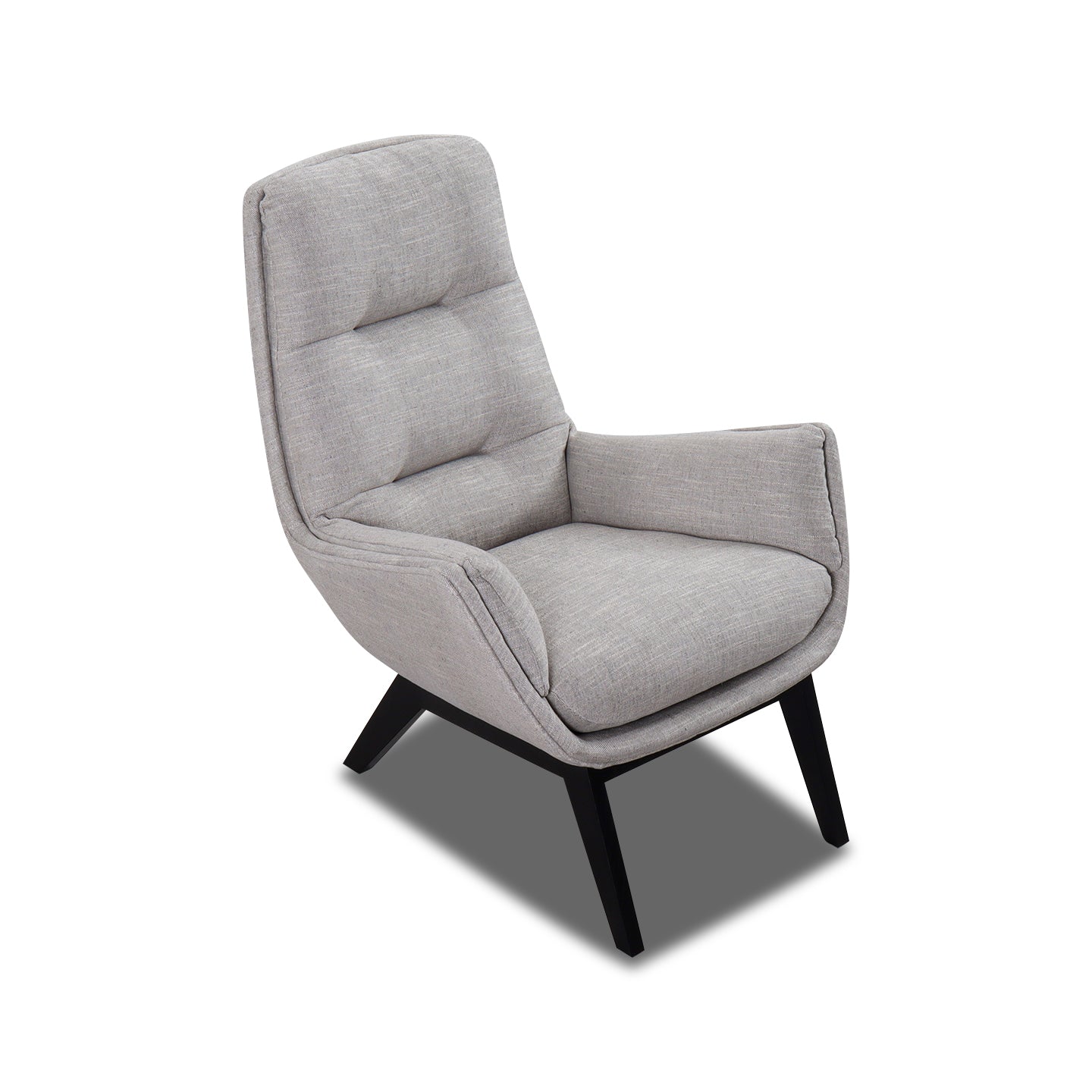 Flexlux Sessel MORO in Stoff in Brescia clam grey - Sessel Stoff