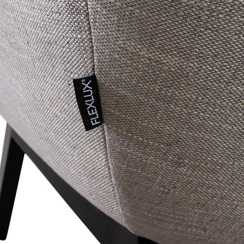Bild 1 in Galerieansicht laden. Flexlux Sessel MORO in Stoff in Brescia clam grey