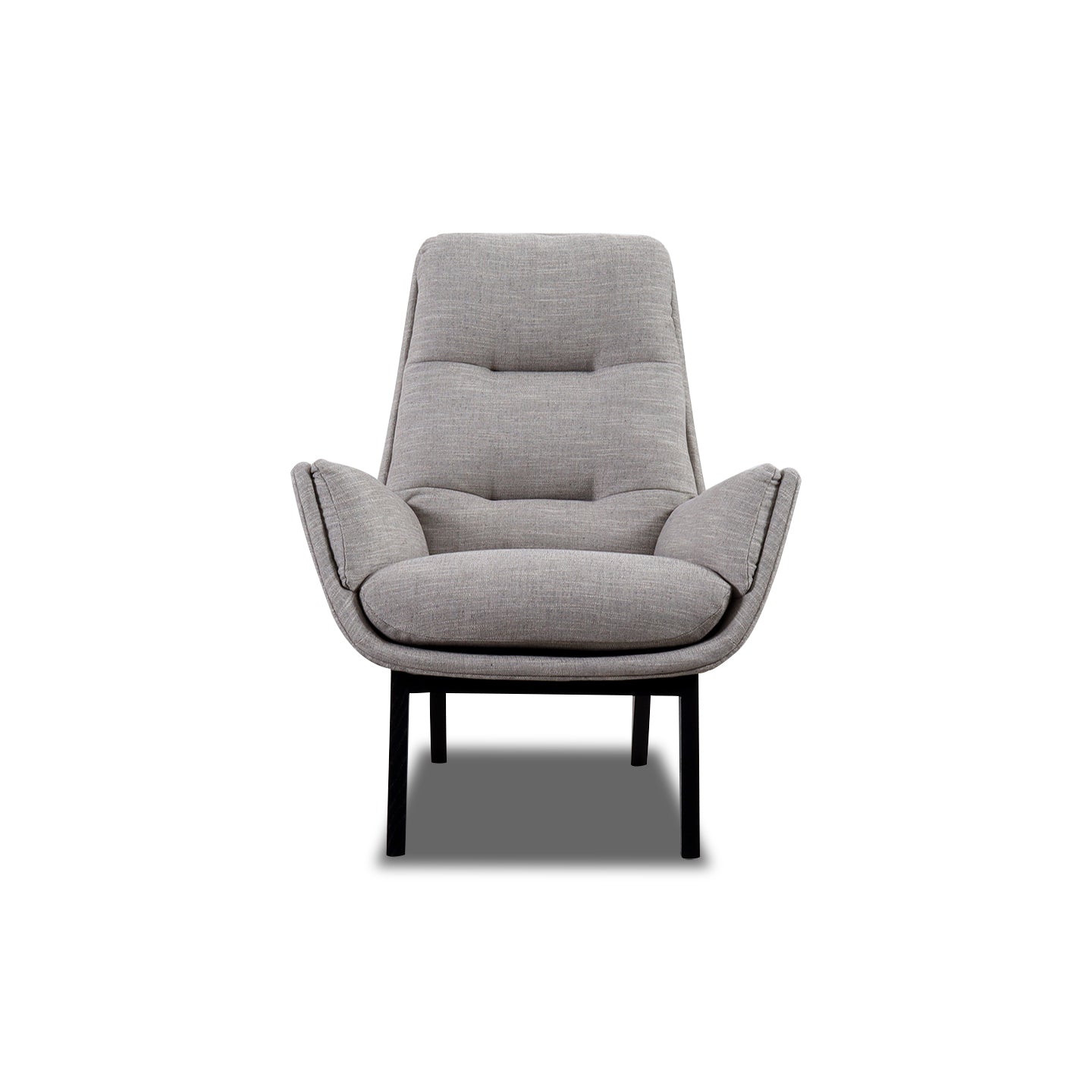 Flexlux Sessel MORO in Stoff in Brescia clam grey - Sessel Stoff