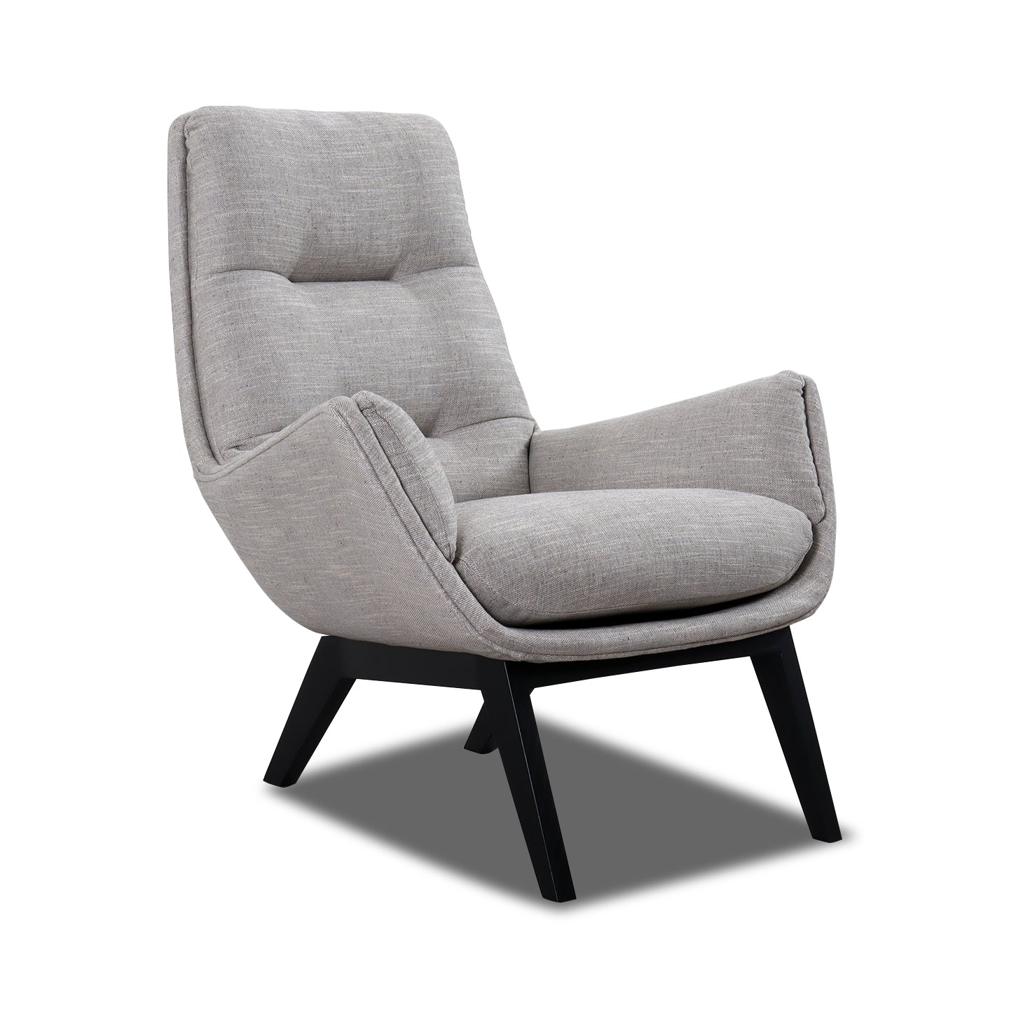 Flexlux Sessel MORO in Stoff in Brescia clam grey - Sessel Stoff