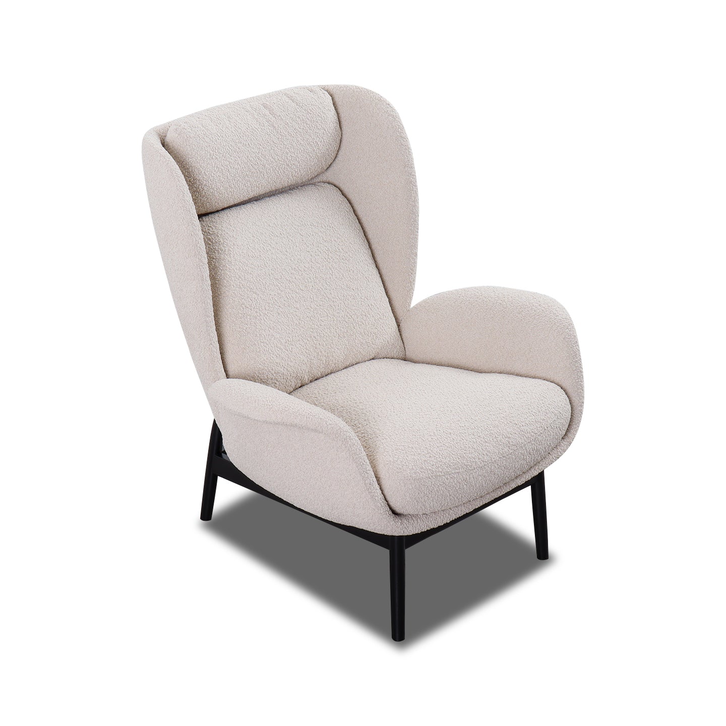 Flexlux Sessel PADOVA in Stoff Bormio vanilla cream