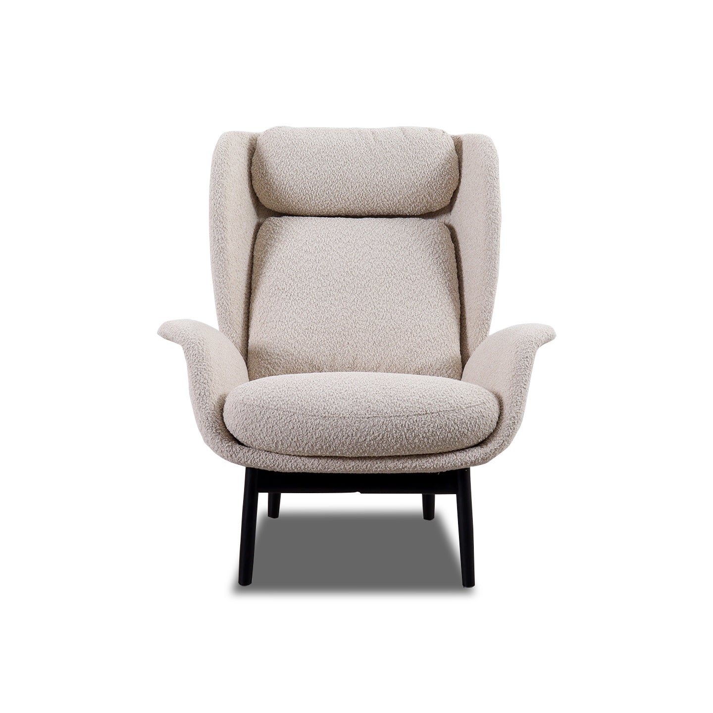 Flexlux Sessel PADOVA in Stoff Bormio vanilla cream