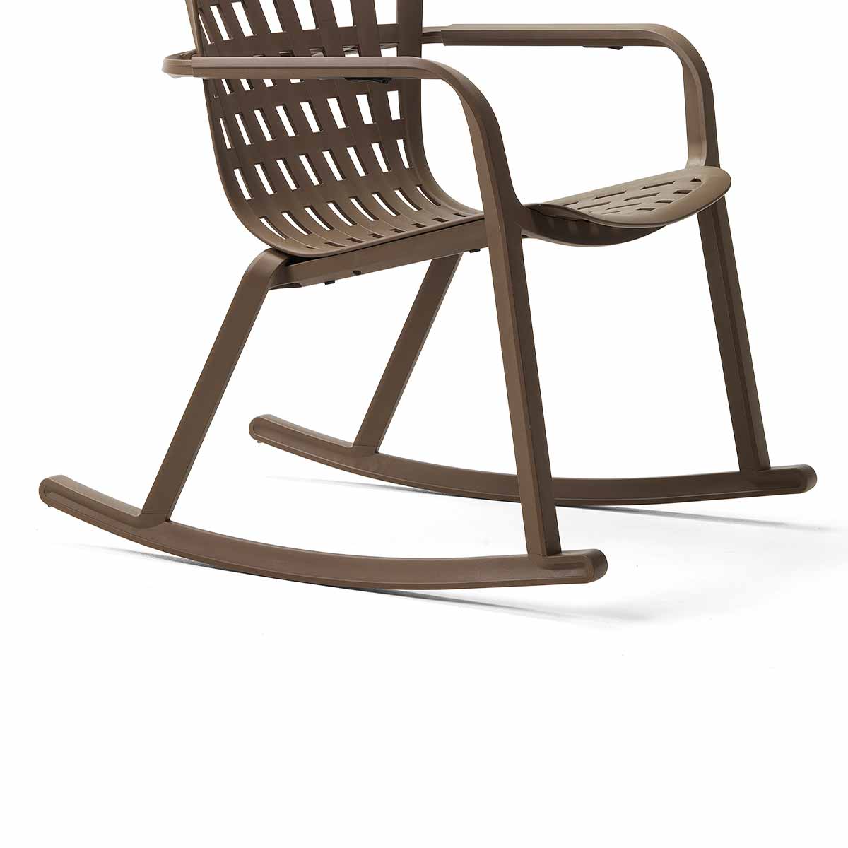 Outdoor Armlehnenstuhl KIT FOLIO ROCKING - tabacco - Stuhl Kunststoff