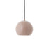 Pendellampe BALL Ø 18cm - nude glänzend - Pendelleuchten