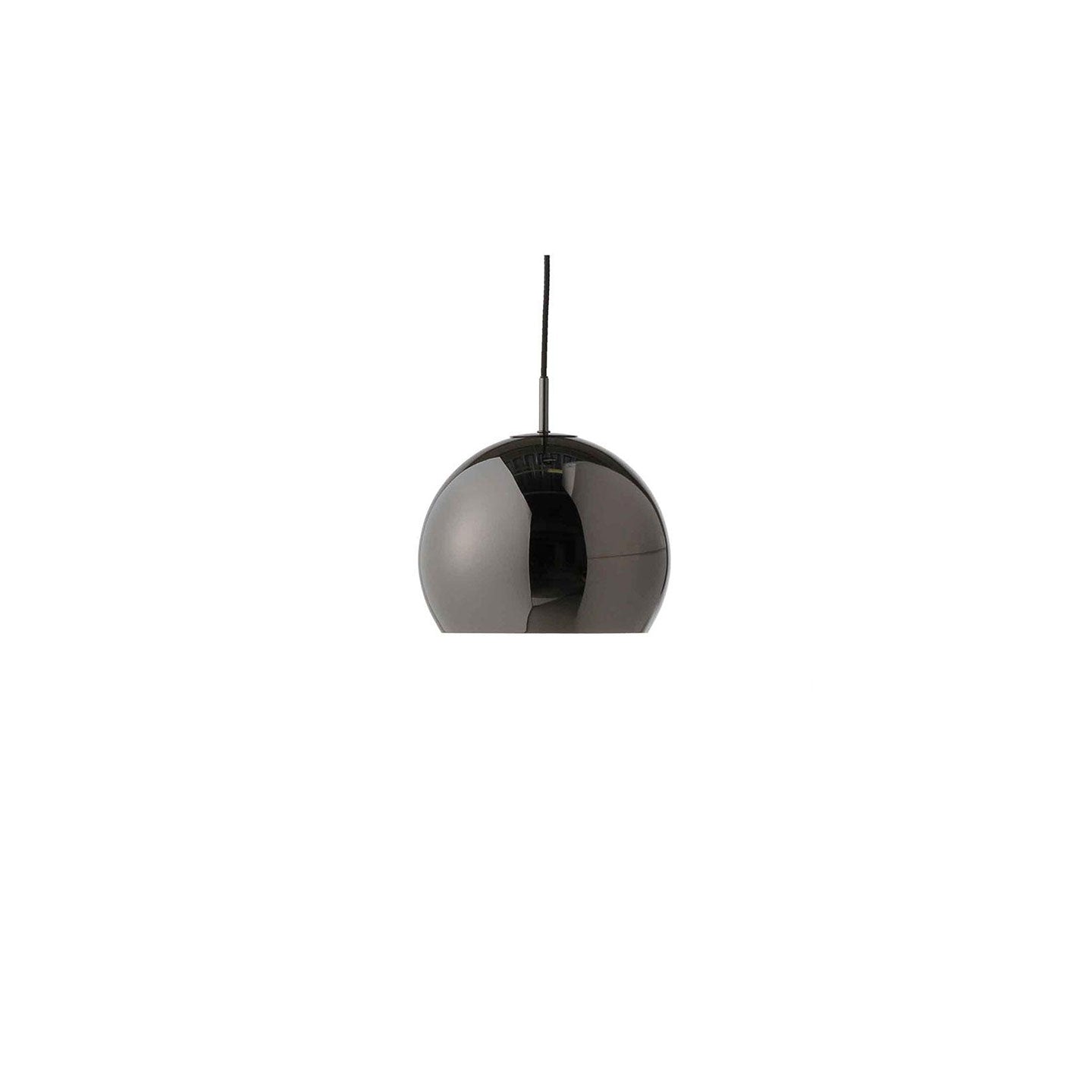 Pendellampe BALL Ø 18cm schwarz chrom - Pendellampe