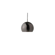 Pendellampe BALL Ø 18cm schwarz chrom - Pendellampe