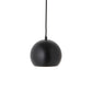 Pendellampe BALL Ø 18cm - schwarz matt - Pendelleuchten