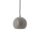 Pendellampe BALL Ø 18cm - warmgrau glänzend - Pendelleuchten